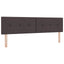 Box spring seng med hovedgærde Mørk Brun 180 x 200 cm Stof