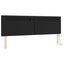Box spring seng med hovedgærde Sort 180 x 200 cm Kunstlæder