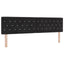 Box spring seng med madras Sort 180 x 200 cm Fløjl
