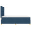 Box spring seng med hovedgærde Blå 140 x 190 cm Stof