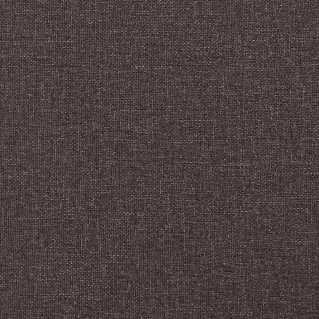 Box spring seng med hovedgærde Mørk Brun 160 x 200 cm Stof