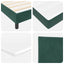 Box spring seng med hovedgærde Mørkegrøn 180 x 200 cm Fløjl