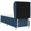Box spring seng med hovedgærde Blå 200 x 80 cm Stof