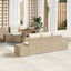 Havesofa Sæt 6 stk. Beige og creme