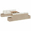 Have Spisebordssæt med pude 9 pcs Beige og creme