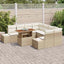 Have Spisebordssæt med pude 9 pcs Beige og creme