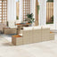 Havesofa Sæt 6 stk. Beige og creme