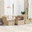 Havesofa Sæt 9 stk. Beige og creme