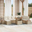 Havesofa Sæt 9 stk. Beige og creme