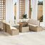 Havesofa Sæt 10 stk. Beige og creme