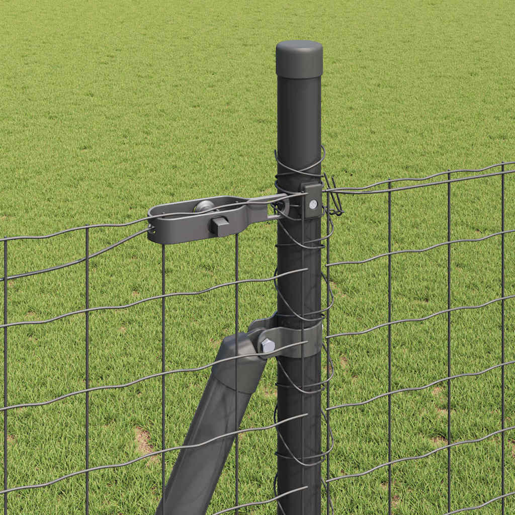 Hegn stang med beton base 52 stk. Grå Pulverlakeret stål