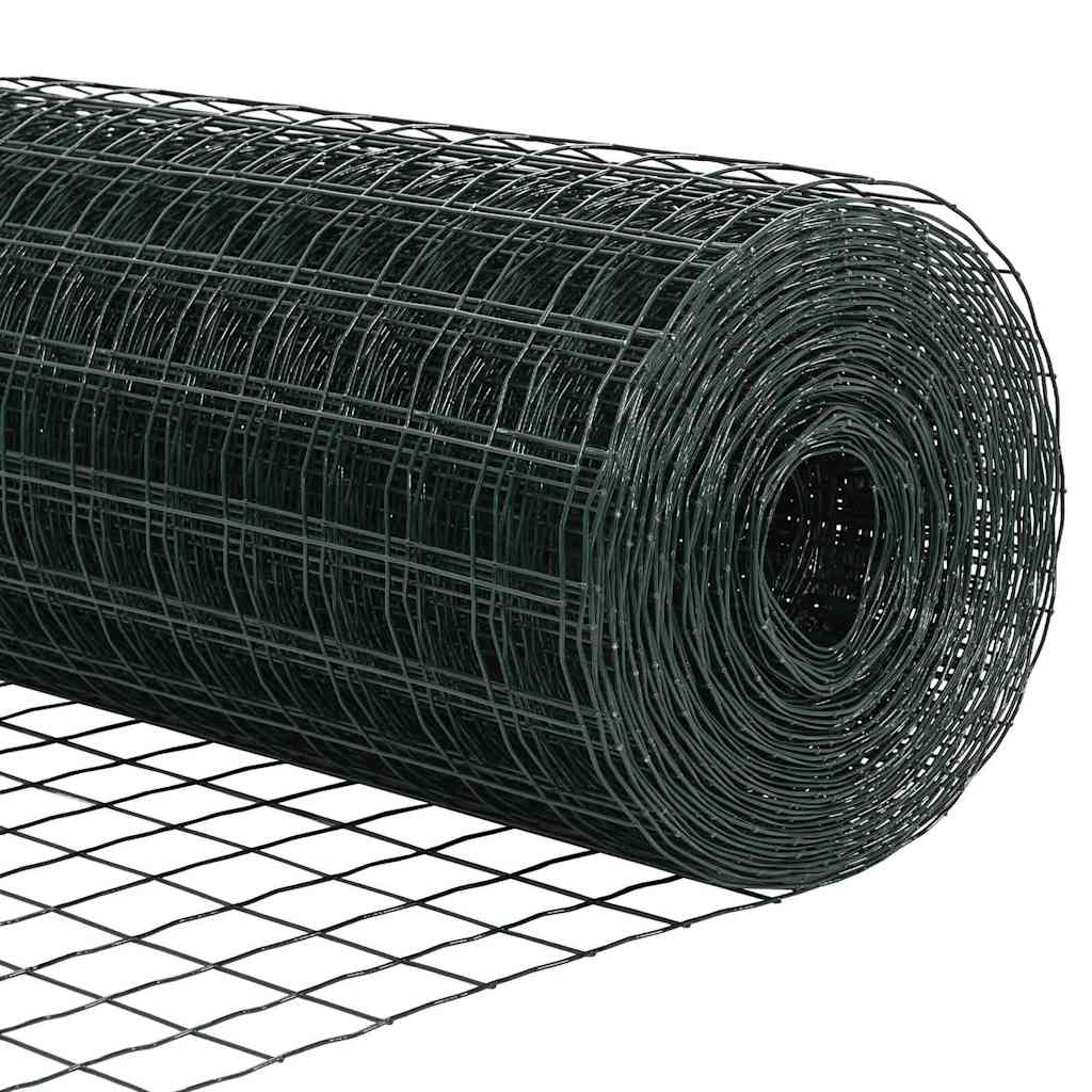 Eurohegn Ground Fix 10 x 0,8 m PVC-belagt stål Grøn Mesh