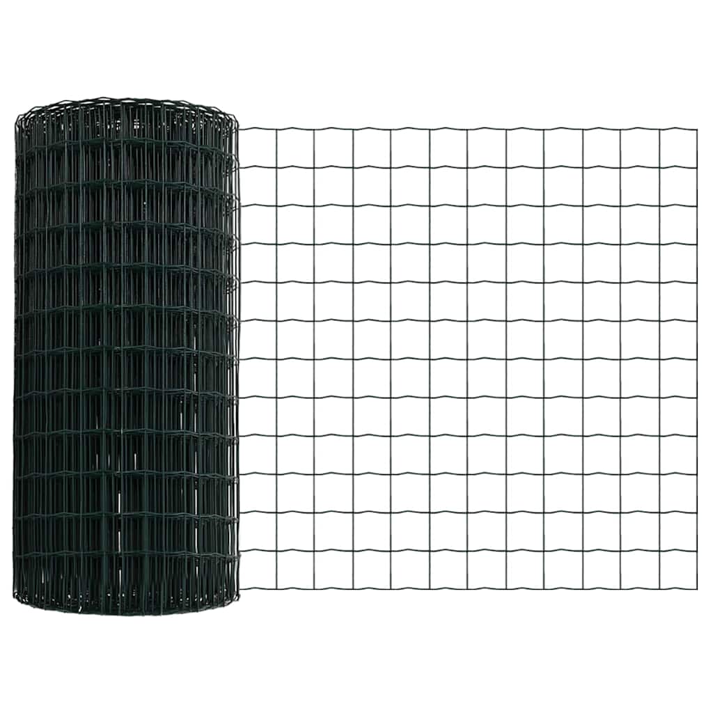 Eurohegn Ground Fix 10 x 0,8 m PVC-belagt stål Grøn Mesh