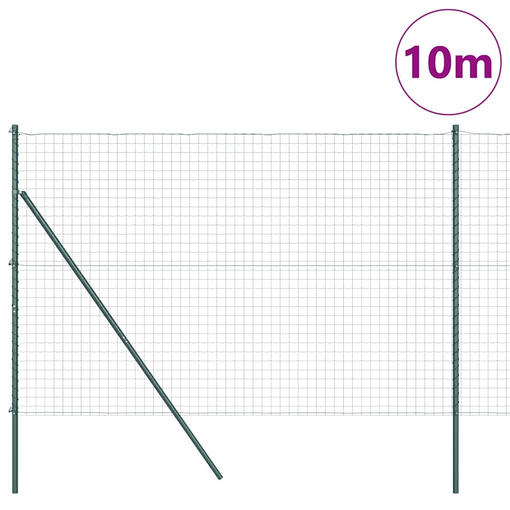 Eurohegn Ground Fix 10 x 1,5 m PVC-belagt stål Grøn Mesh