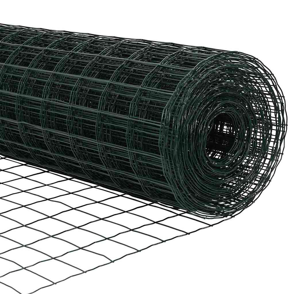 Eurohegn Ground Fix 10 x 0,8 m PVC-belagt stål Grøn Mesh