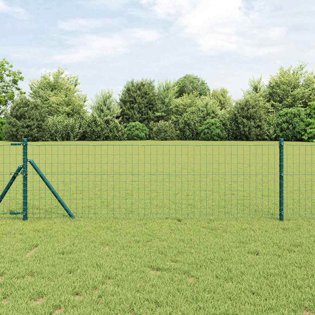 Eurohegn Ground Fix 10 x 0,8 m PVC-belagt stål Grøn Mesh