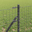 Eurohegn Ground Fix 25 x 0,6 m PVC-belagt stål Grå Mesh