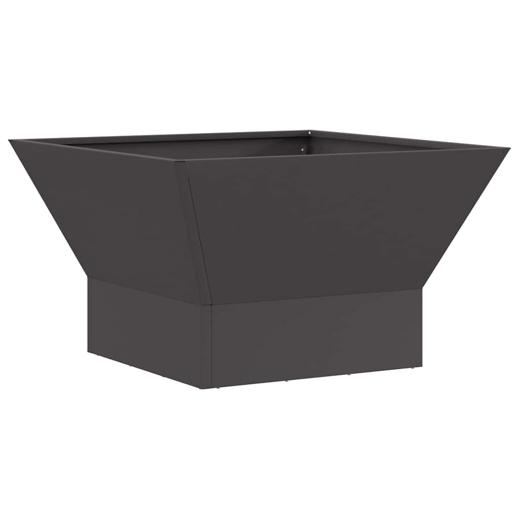 Bålsted Sort 60 x 60 x 35 cm Cortenstål