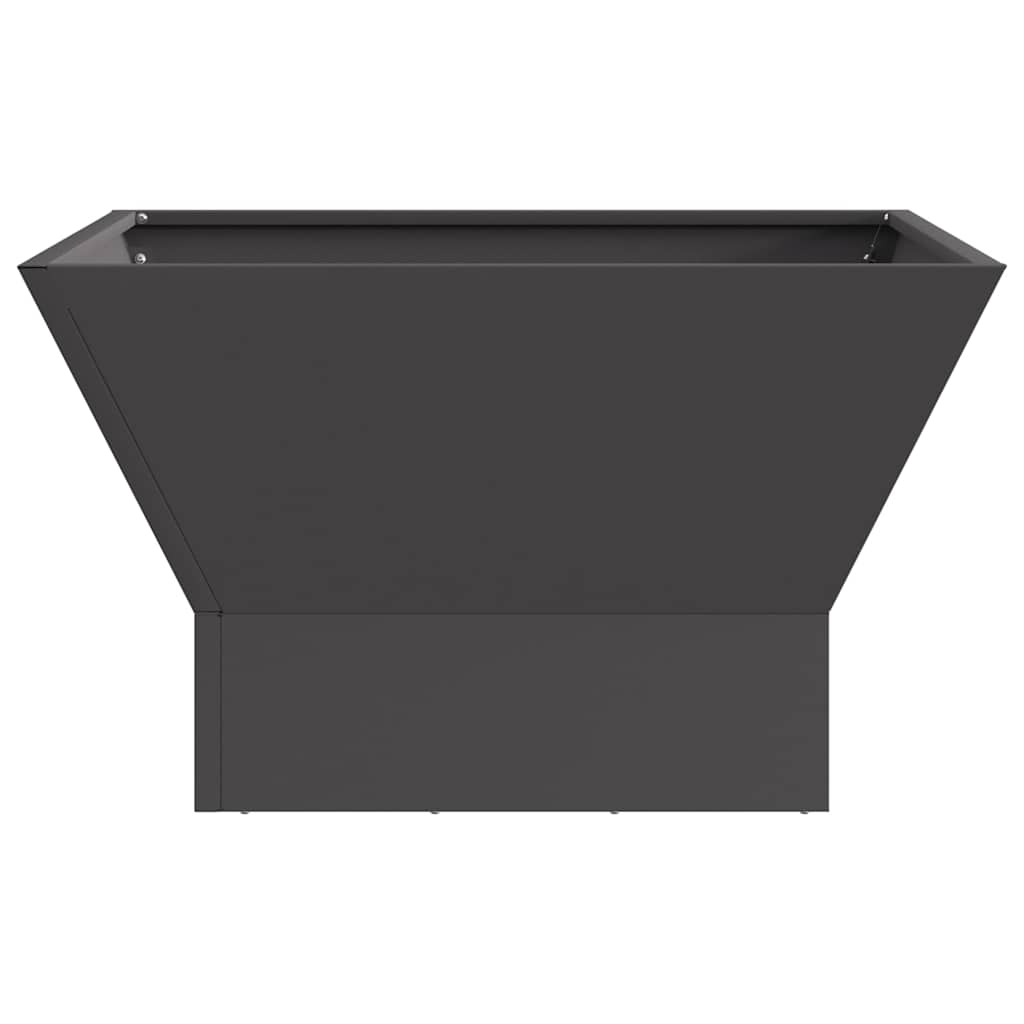 Bålsted Sort 60 x 60 x 35 cm Cortenstål