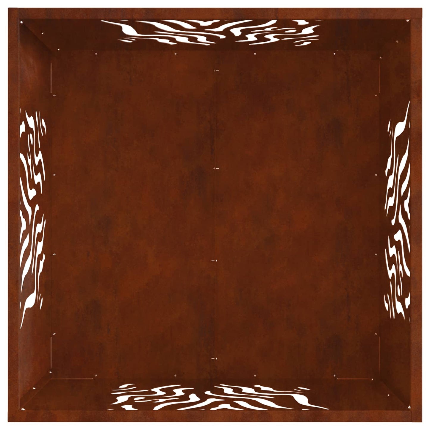 Bålsted Brun 60 x 60 x 40 cm Forvitret stål