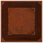 Bålsted Rusten 80 x 80 x 40 cm Cortenstål
