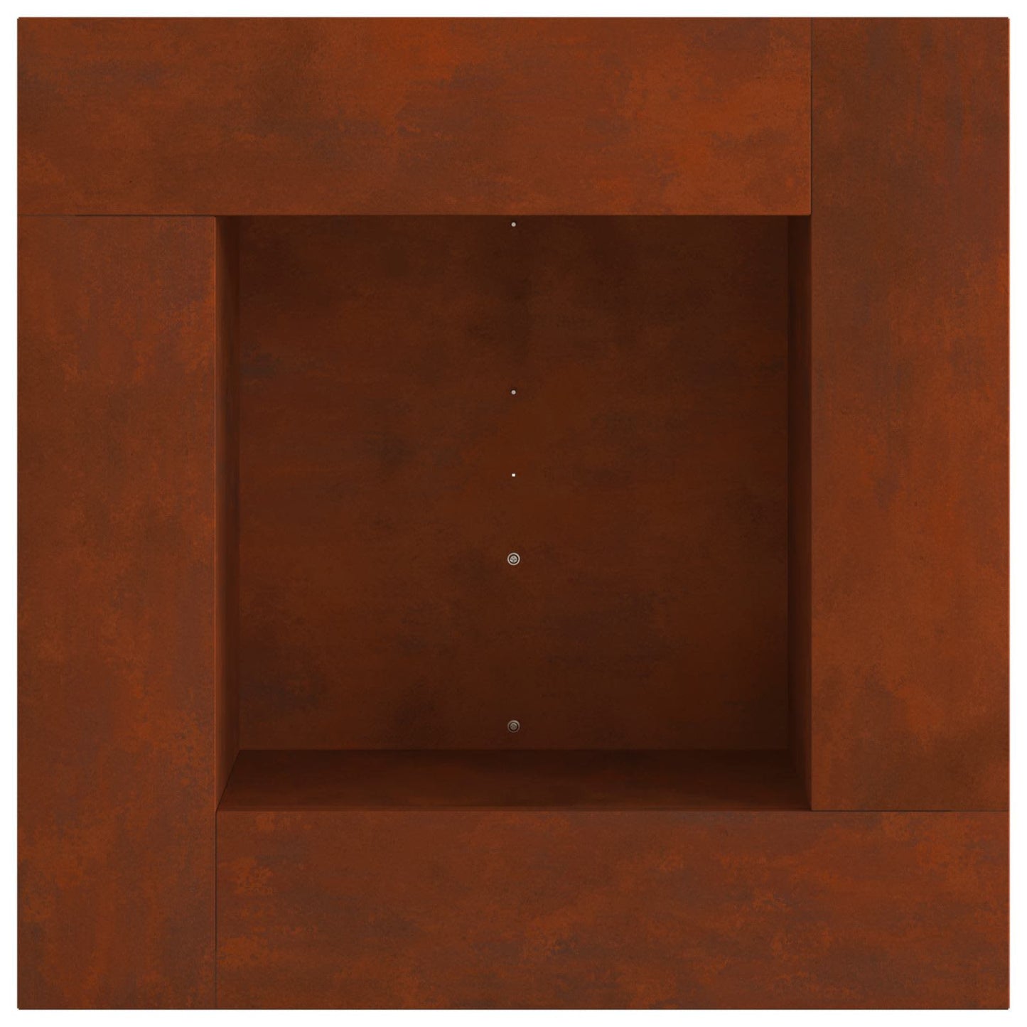 Bålsted Rusten 80 x 80 x 40 cm Cortenstål