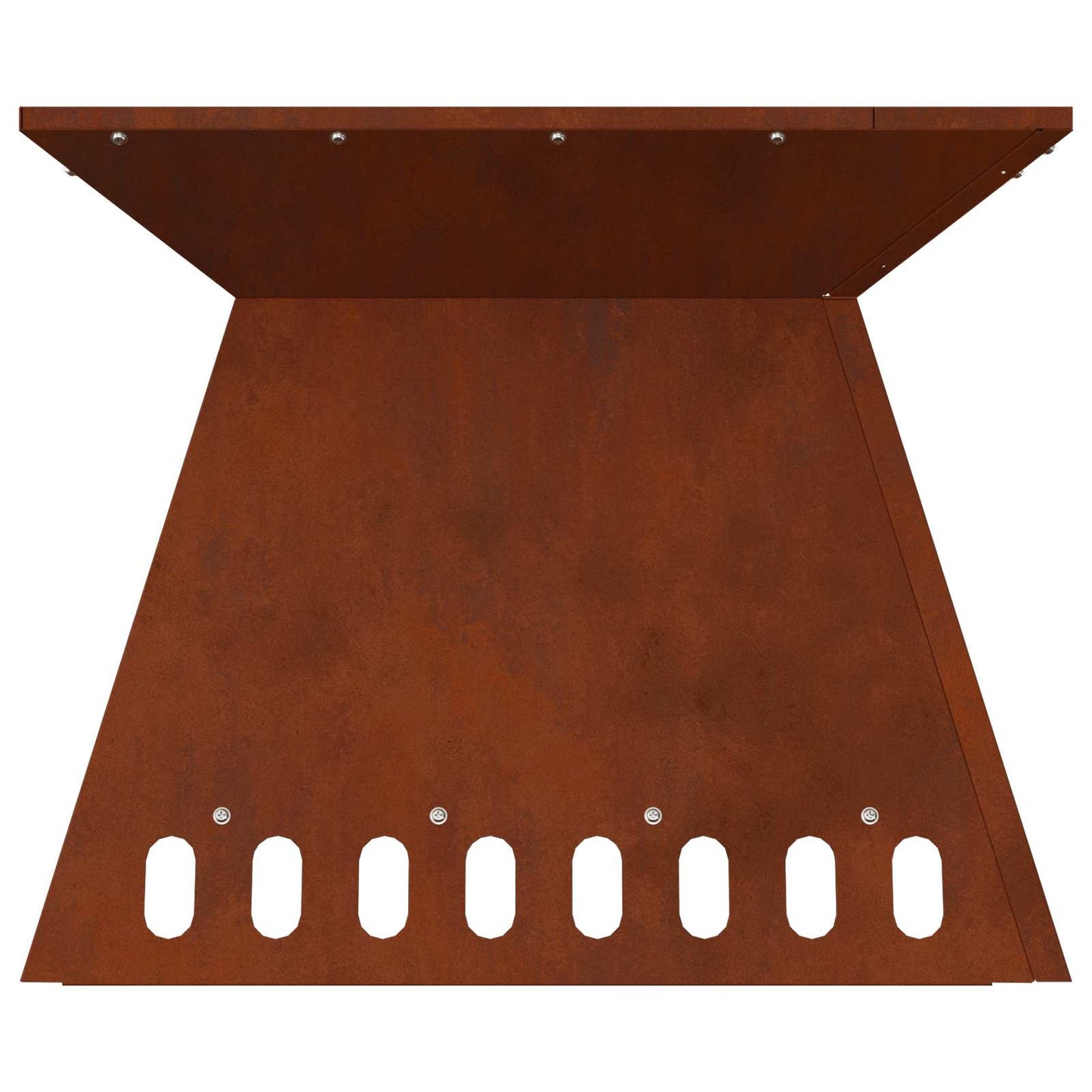 Bålsted Rusten 48 x 48 x 40 cm Cortenstål