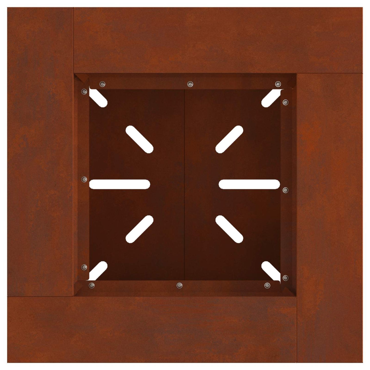 Bålsted Rusten 48 x 48 x 40 cm Cortenstål