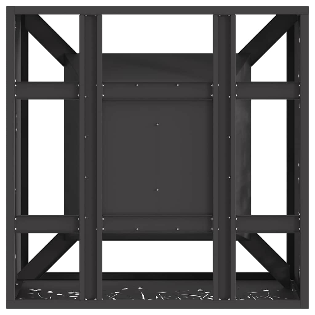 Bålsted Sort 60 x 60 x 30 cm Cortenstål