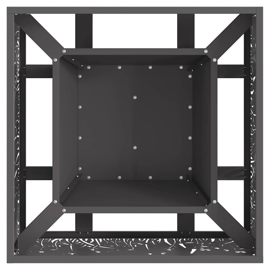 Bålsted Sort 60 x 60 x 30 cm Cortenstål