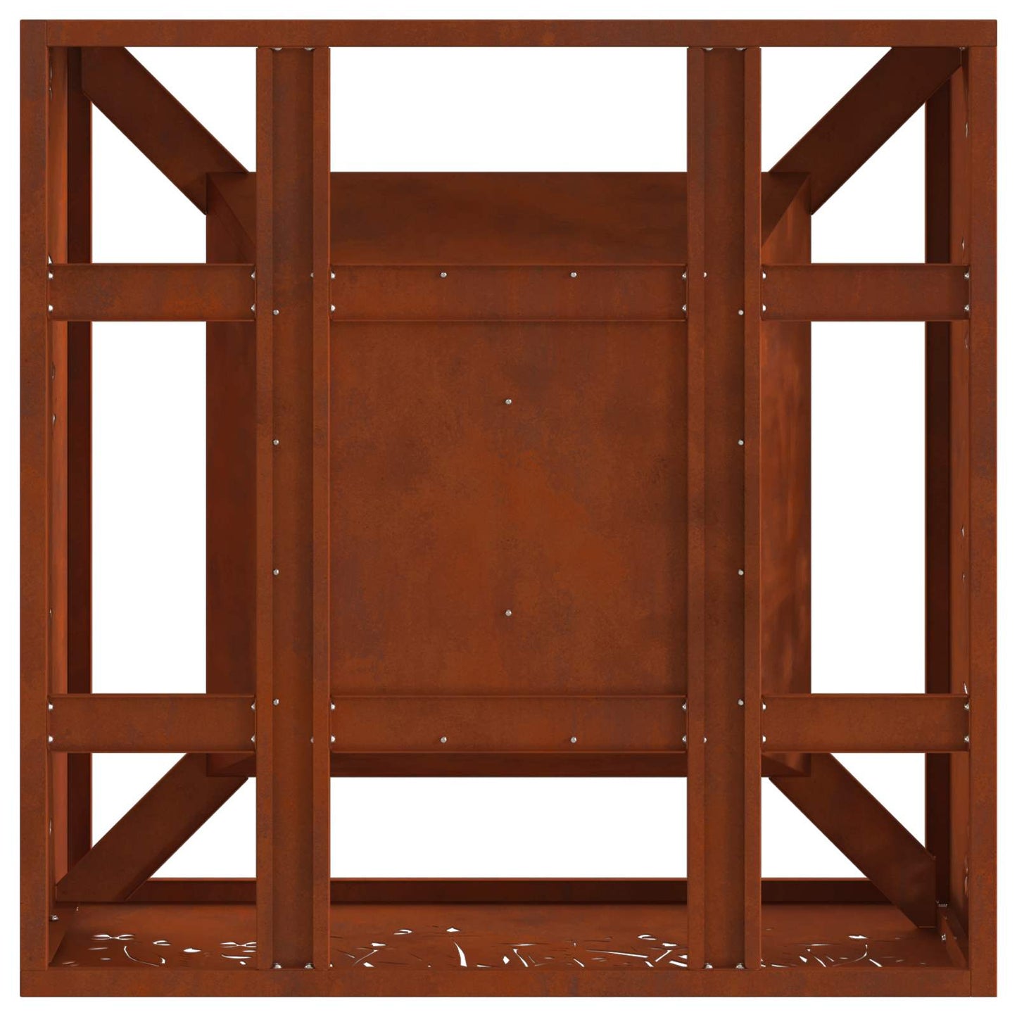 Bålsted Rusten 60 x 60 x 30 cm Cortenstål