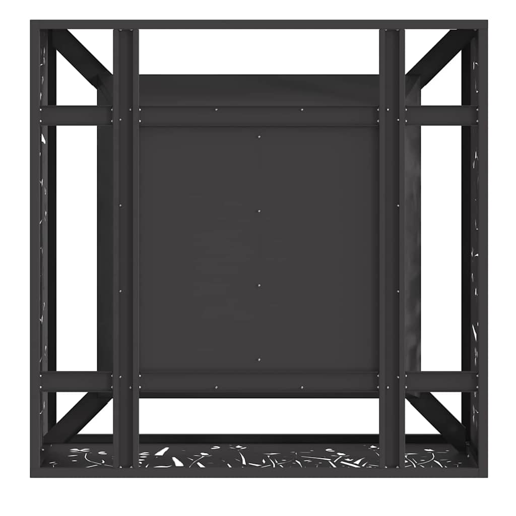 Bålsted Sort 80 x 80 x 30 cm Cortenstål