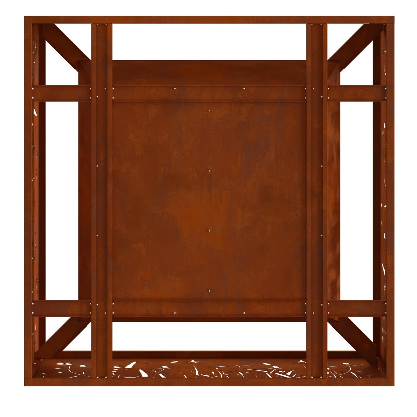 Bålsted Rusten 80 x 80 x 30 cm Cortenstål