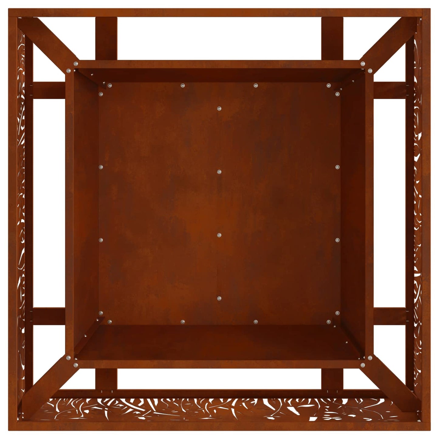 Bålsted Rusten 80 x 80 x 30 cm Cortenstål