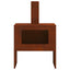 Bålsted Rusten 60 x 40 x 96 cm Cortenstål