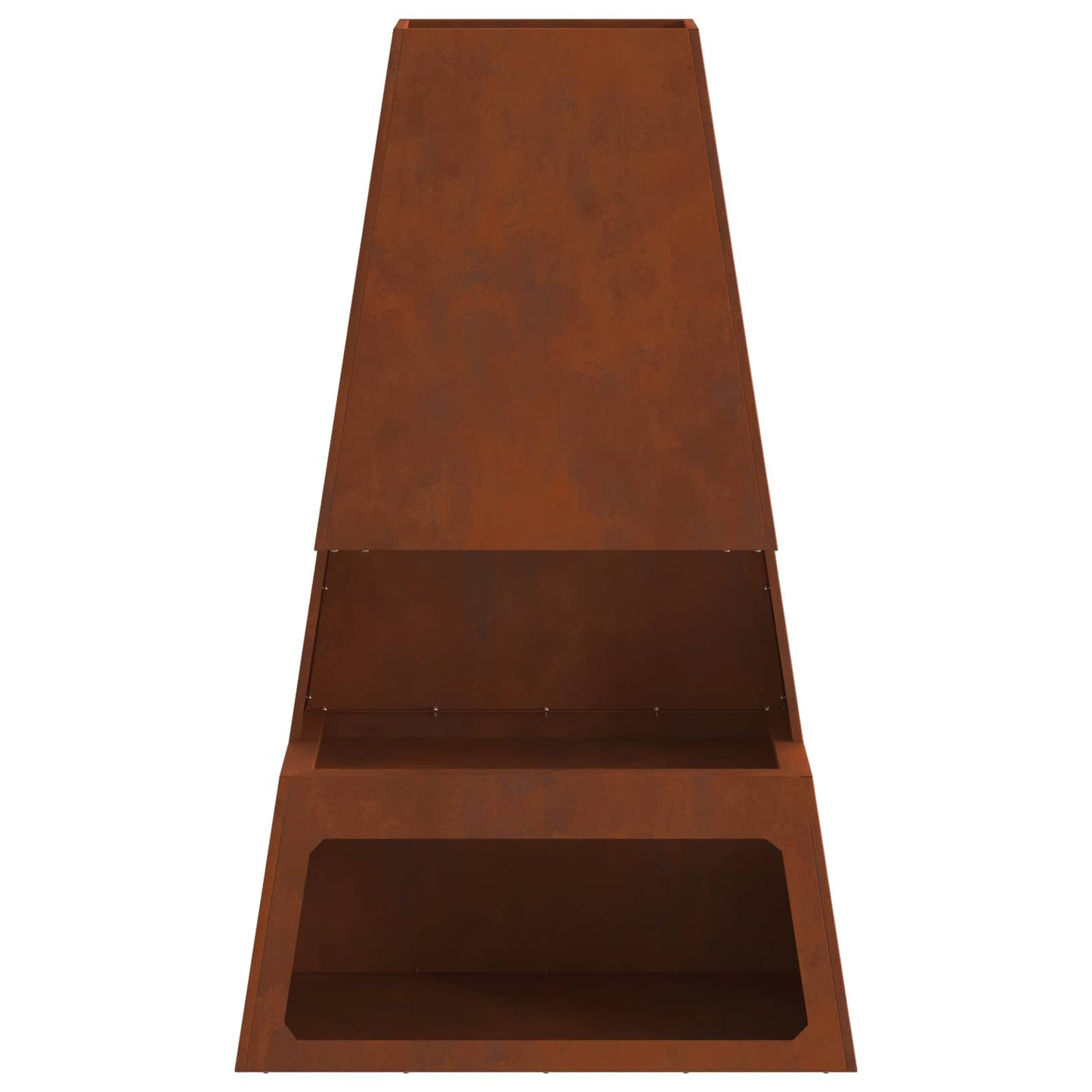 Bålsted Rusten 60 x 35 x 100 cm Cortenstål