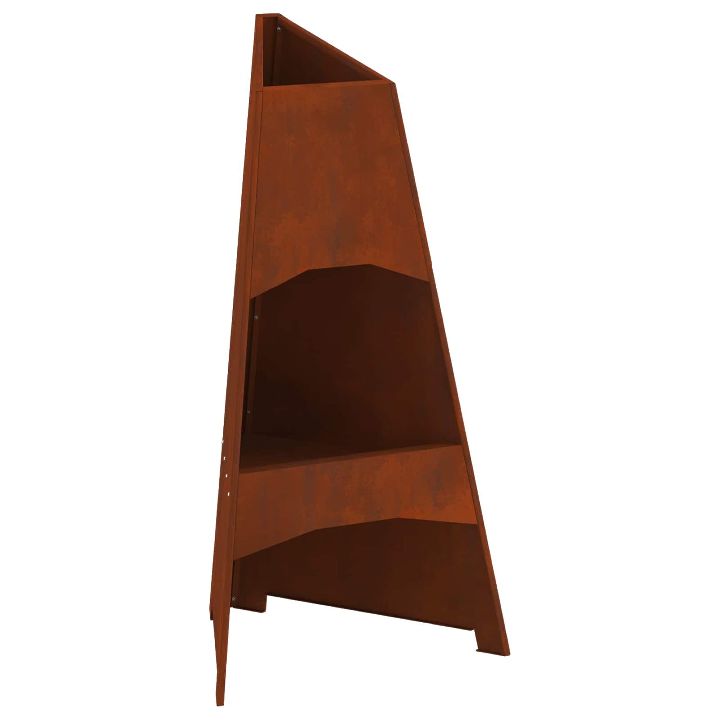 Bålsted Rusten 50 x 50 x 95 cm Cortenstål