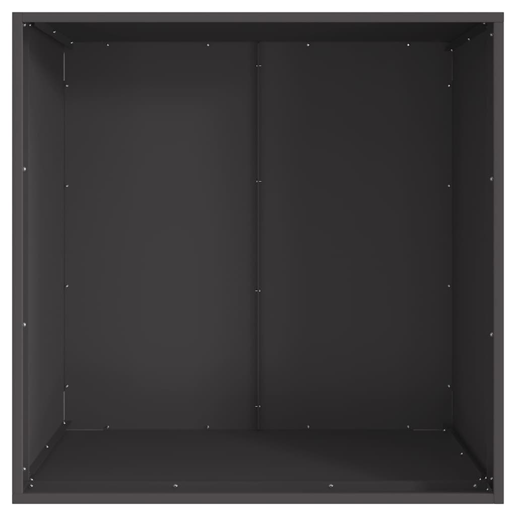 Bålsted Sort 80 x 80 x 43 cm Cortenstål