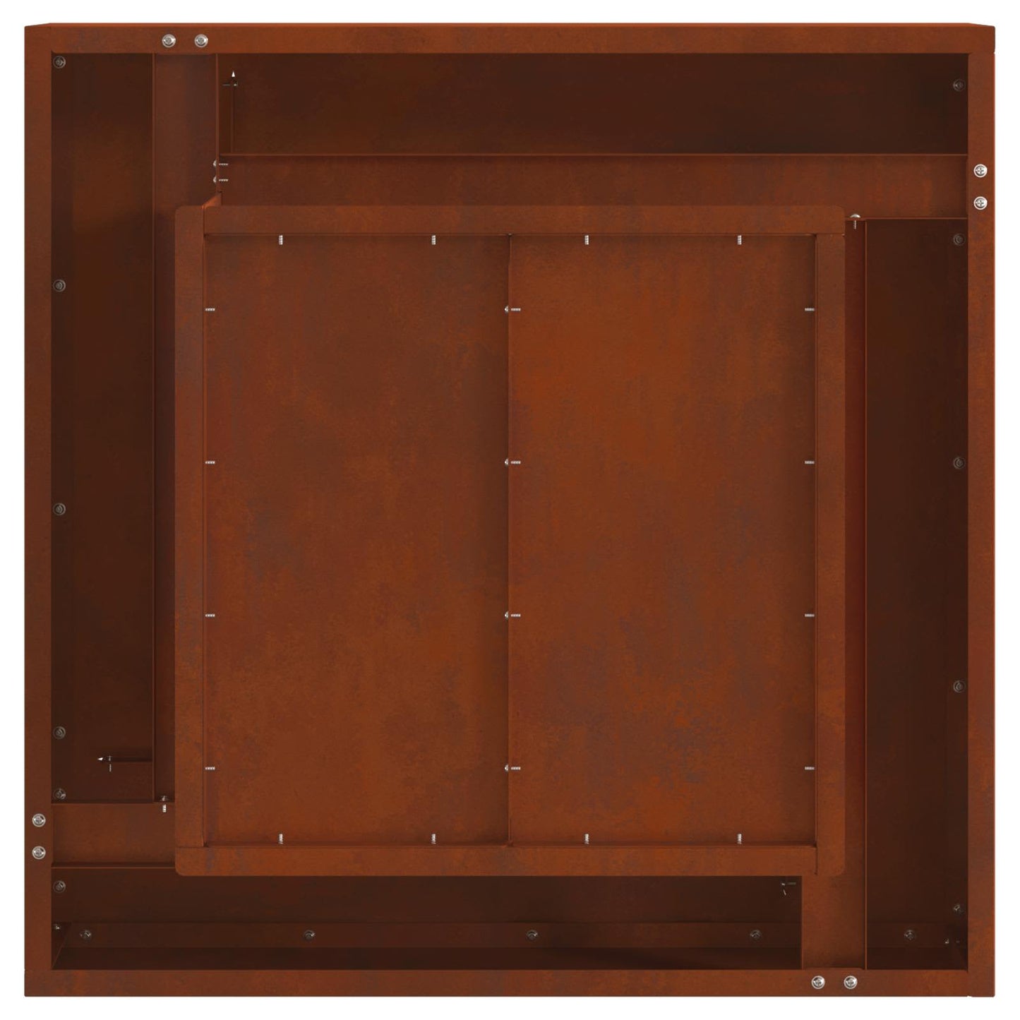 Bålsted Rusten 60 x 60 x 30 cm Cortenstål