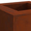 Bålsted Rusten 80 x 80 x 40 cm Cortenstål