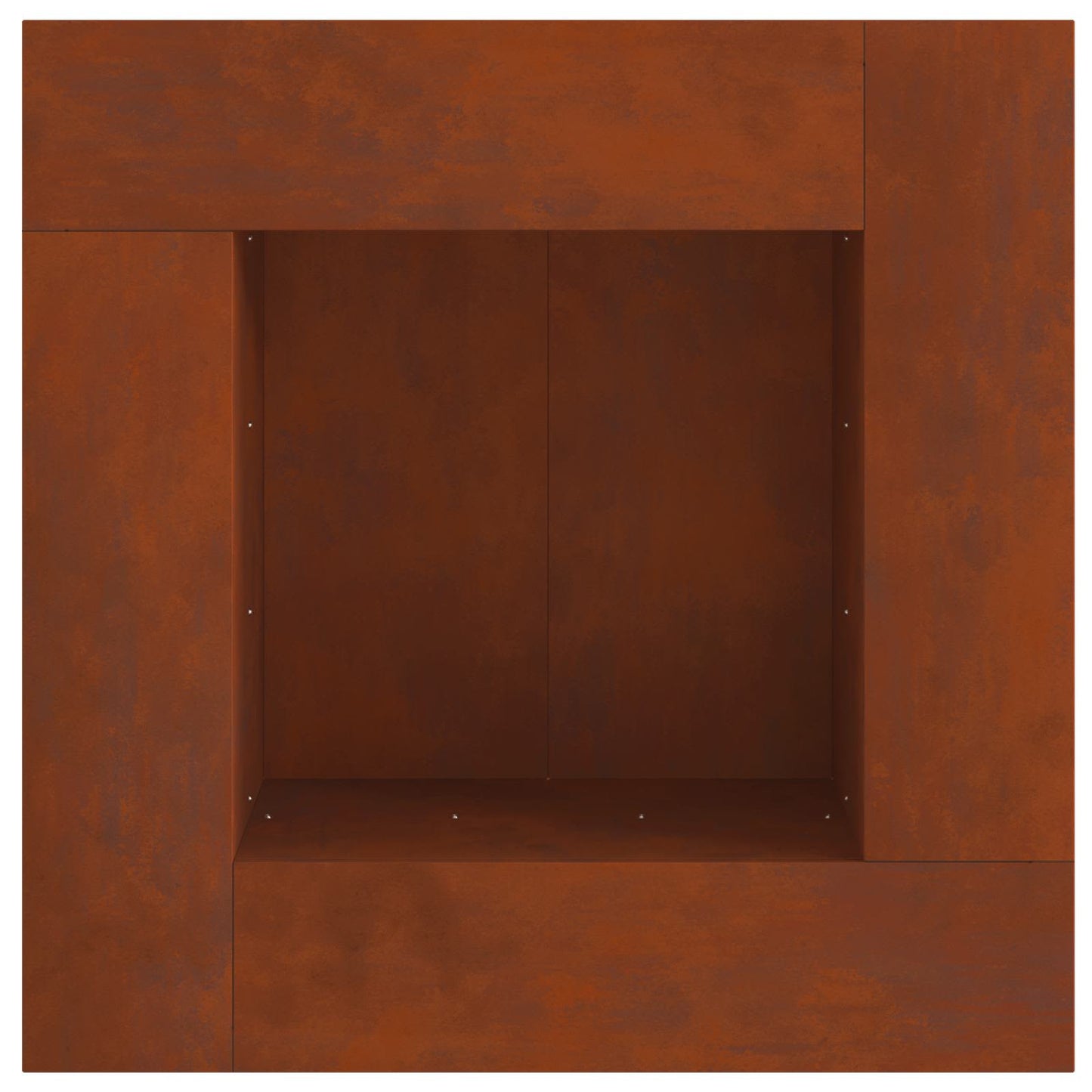 Bålsted Rusten 80 x 80 x 40 cm Cortenstål
