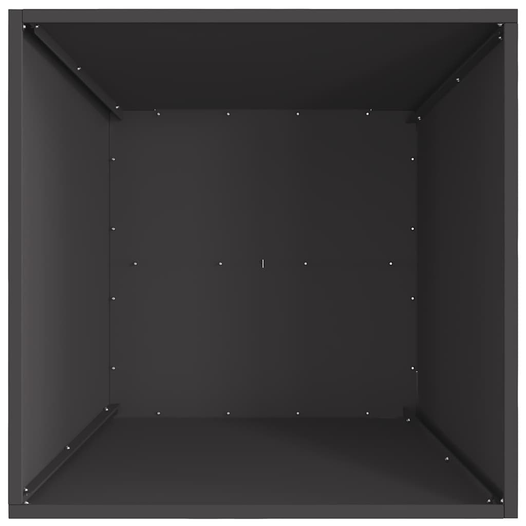 Bålsted Sort 60 x 60 x 30 cm Cortenstål