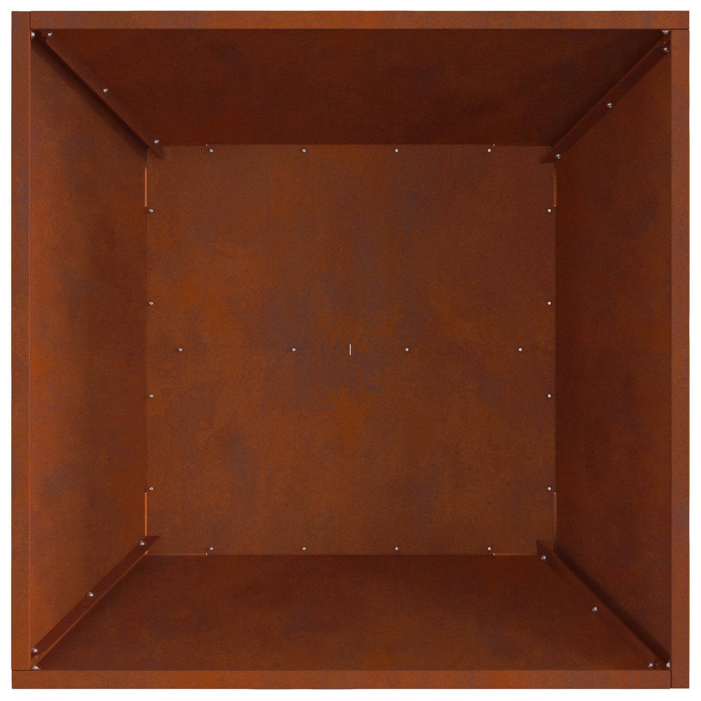 Bålsted Rusten 80 x 80 x 40 cm Cortenstål