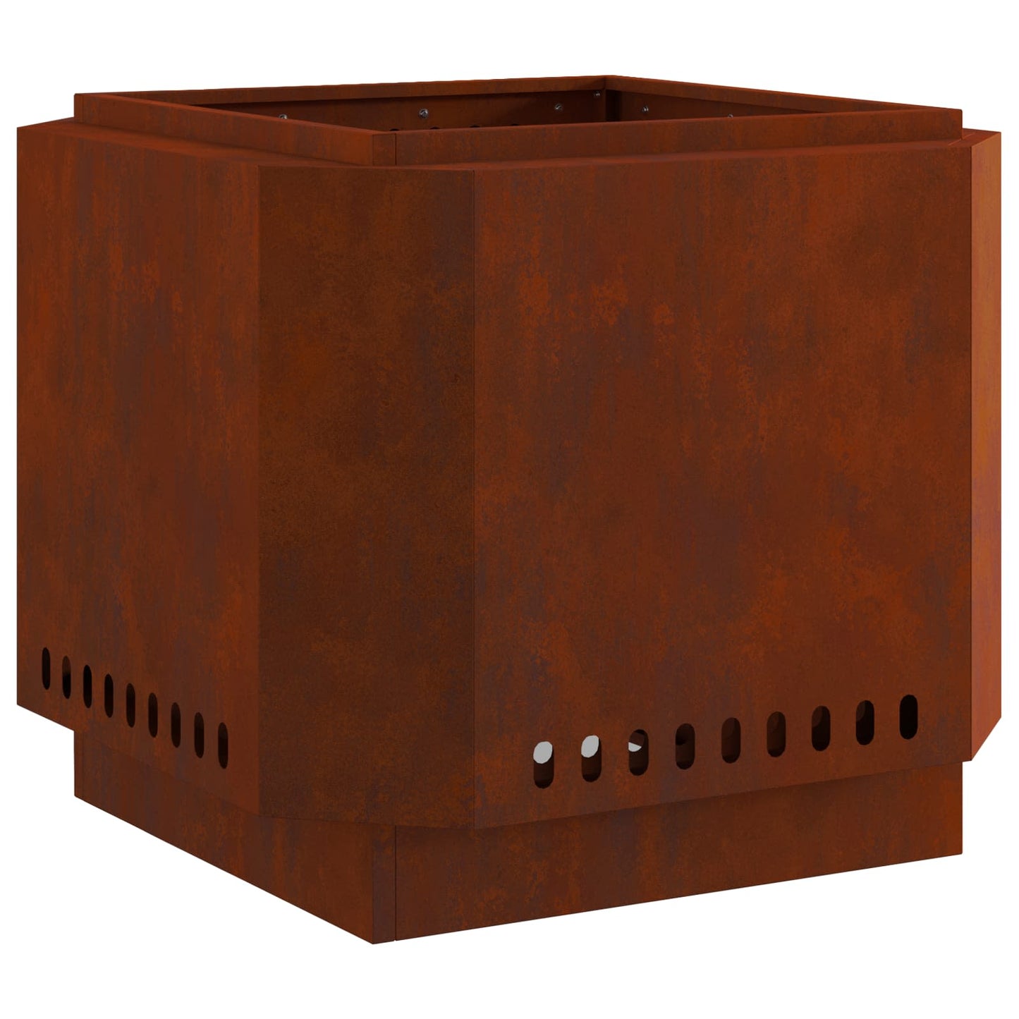 Røgfri ildsted Rusten 58 x 58 x 51 cm Cortenstål