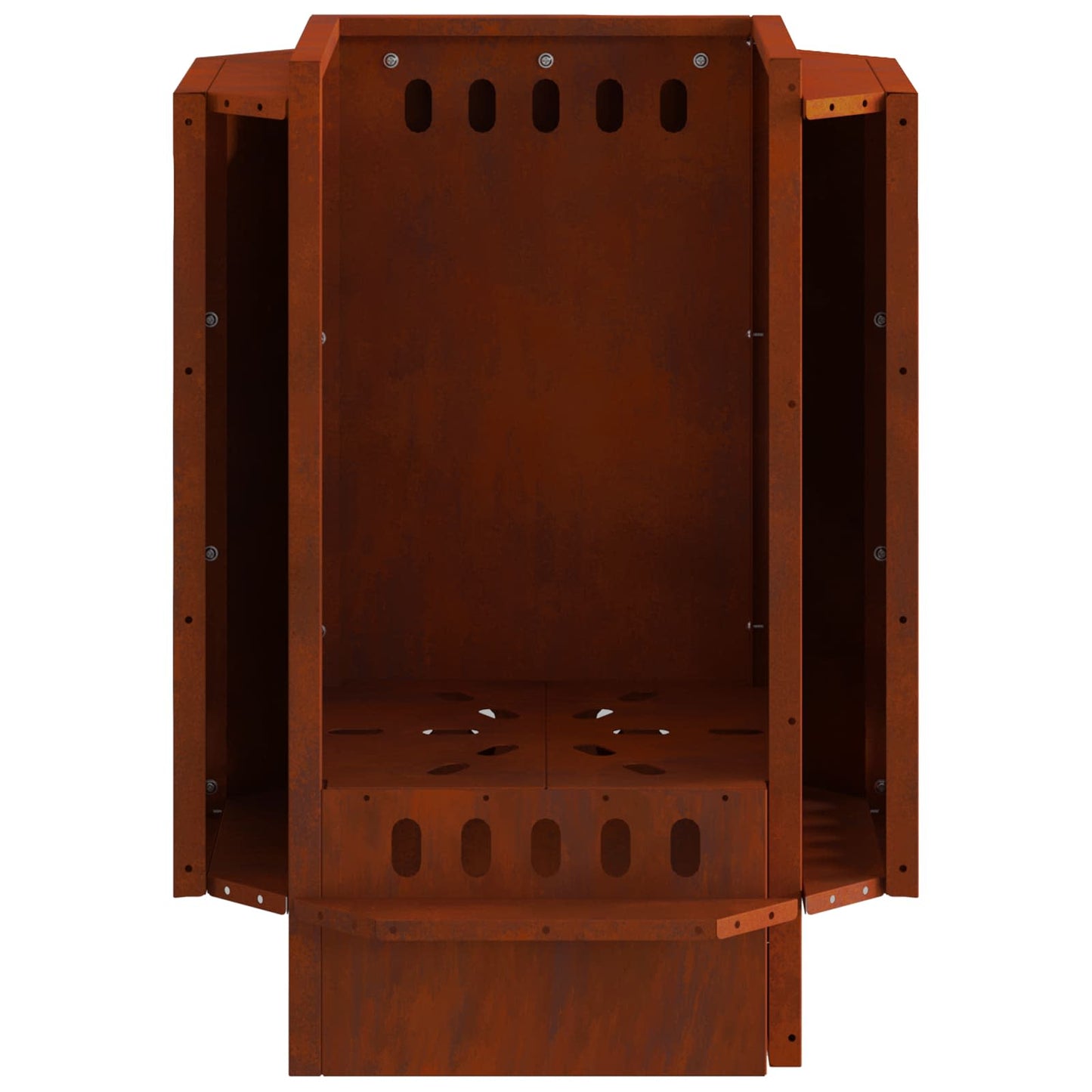 Røgfri ildsted Rusten 38 x 38 x 51 cm Cortenstål
