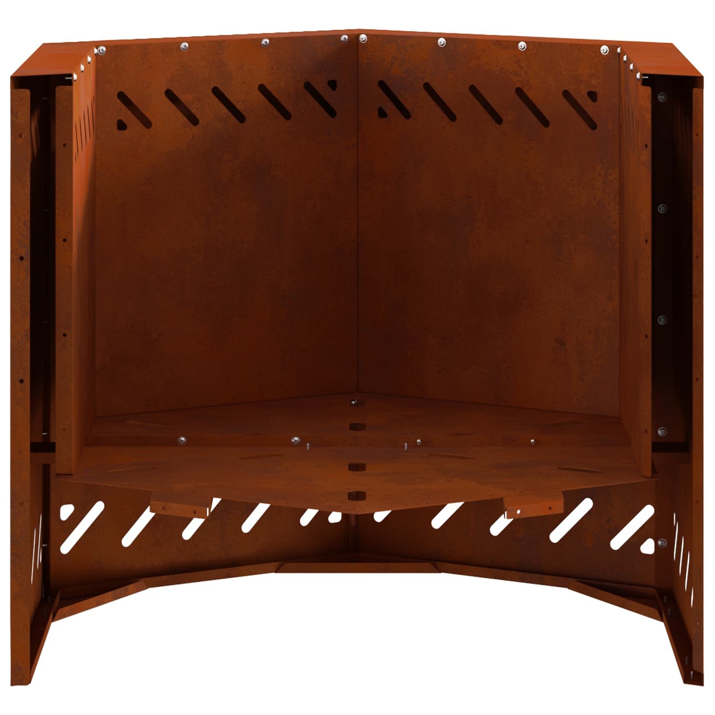 Røgfri ildsted Rusten 58 x 58 x 51 cm Cortenstål