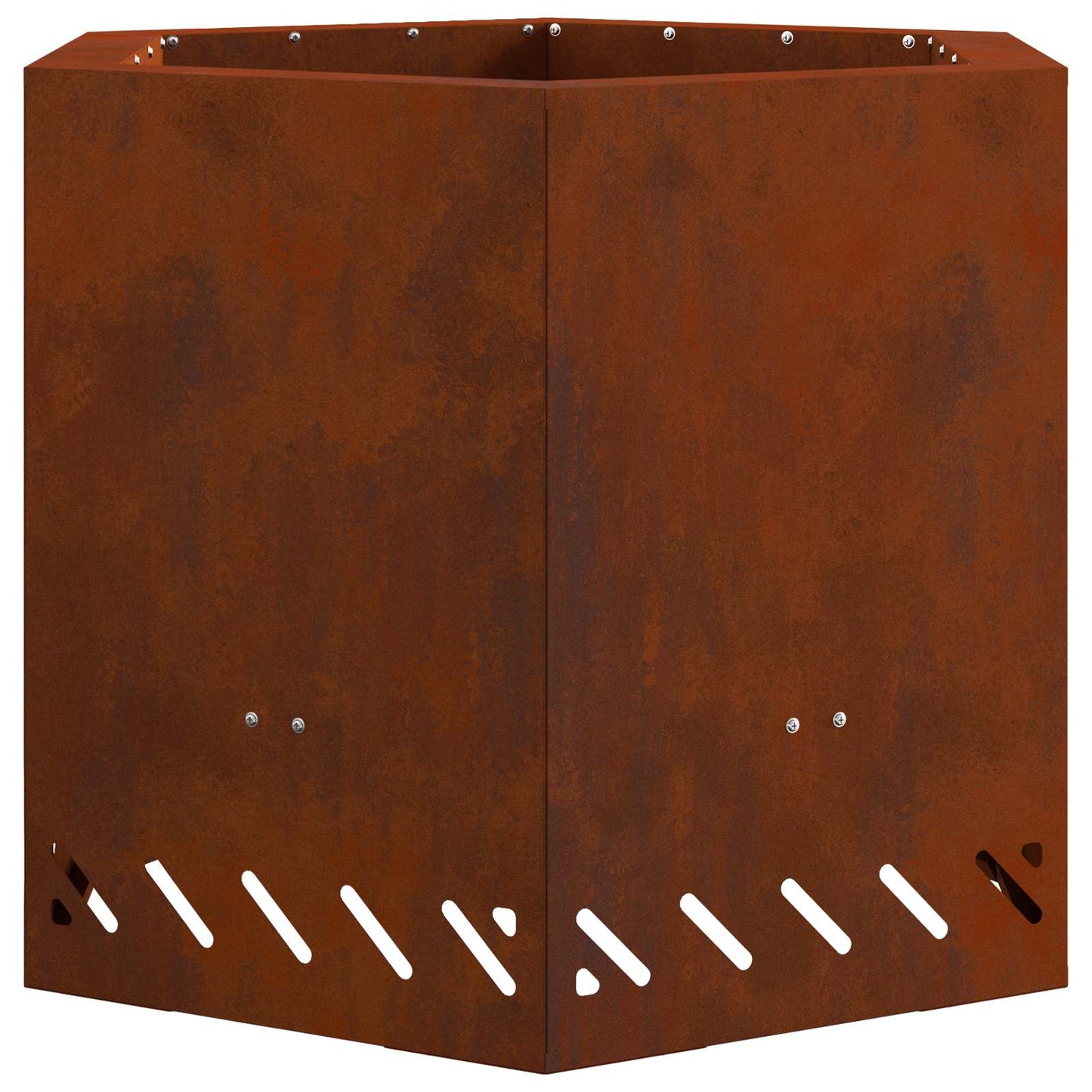 Røgfri ildsted Rusten 58 x 58 x 51 cm Cortenstål