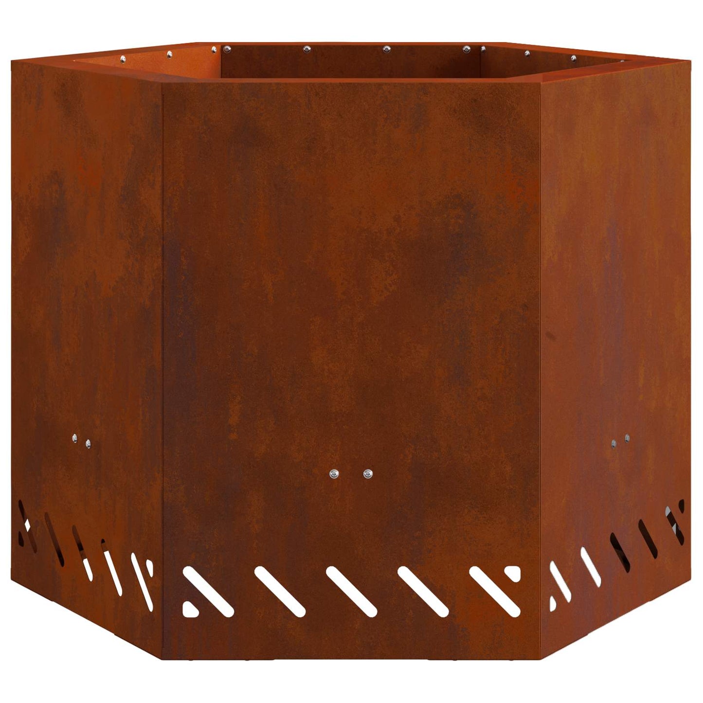 Røgfri ildsted Rusten 58 x 58 x 51 cm Cortenstål