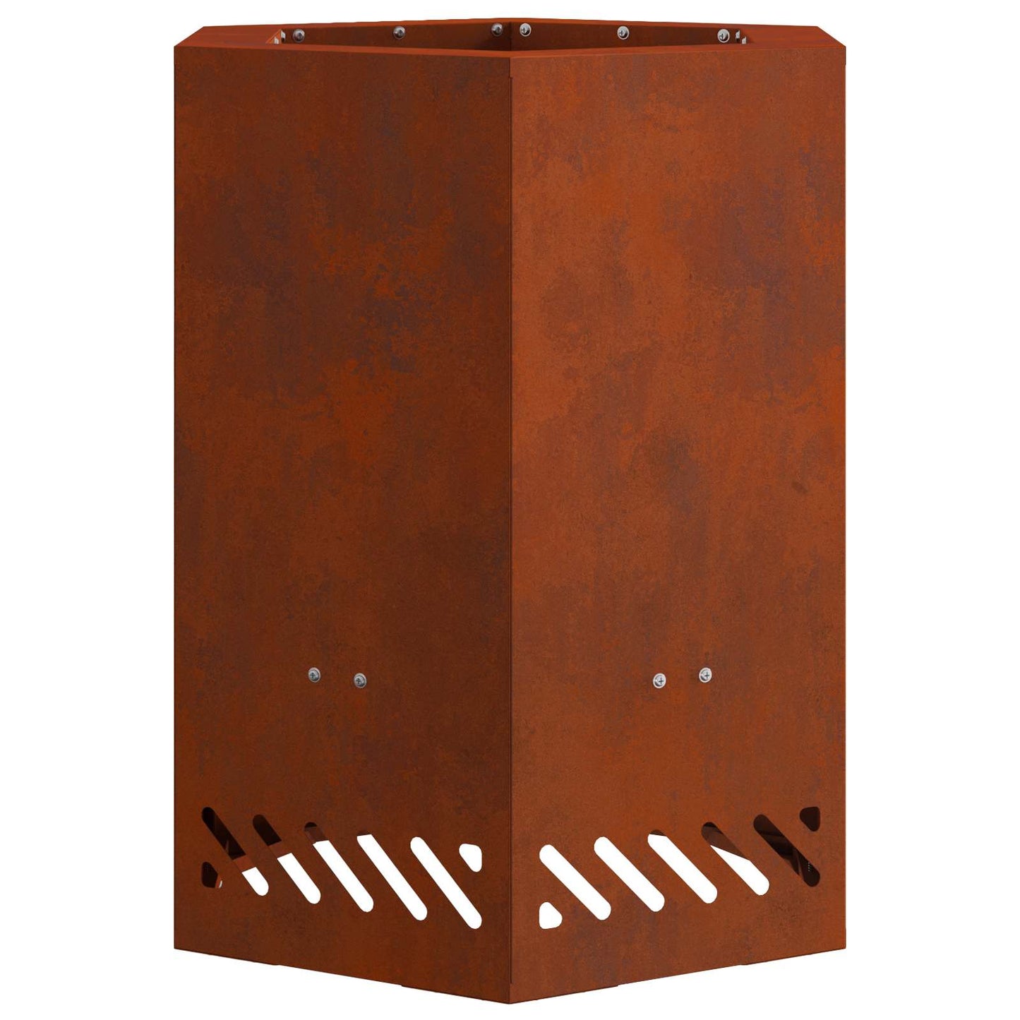 Røgfri ildsted Rusten 38 x 38 x 51 cm Cortenstål