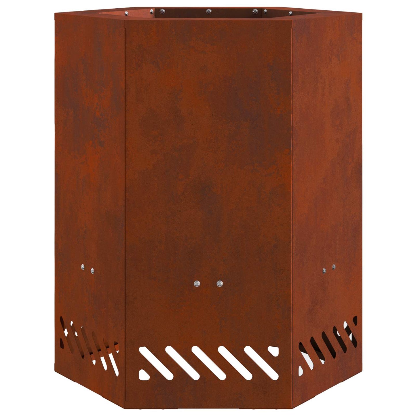 Røgfri ildsted Rusten 38 x 38 x 51 cm Cortenstål